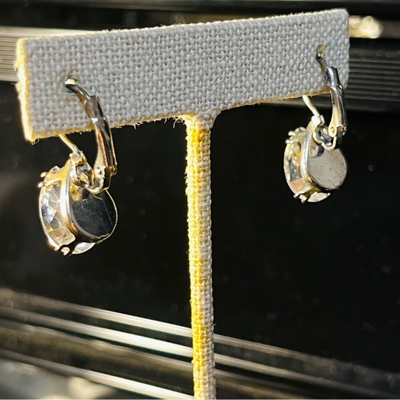 Silver Teardrop Earrings - Picture 3 of 5